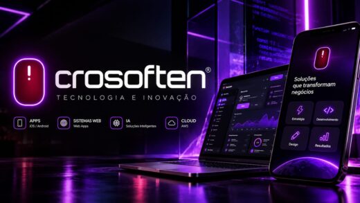 Crosoften desenvolve aplicativos, plataformas web e soluções de inteligência artificial sob medida