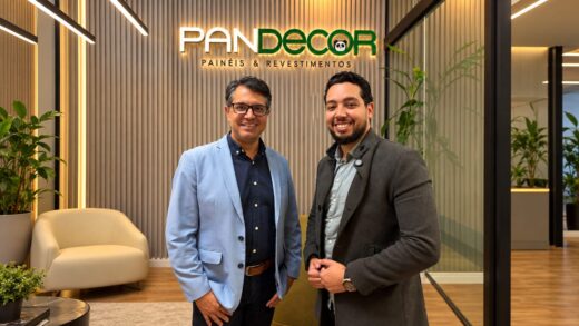 Roberto Cruz, sócio-fundador da Pandecor, e Danilo Santana, CEO da Pandecor
