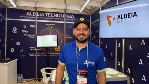 Aldeia Tecnologia apresentou seu ecossistema de rastreamento veicular na Exposec 2026.